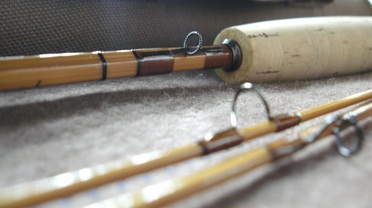 Fiberglass Fly Rods Bamboo Strap and Ring Hook Keeper 