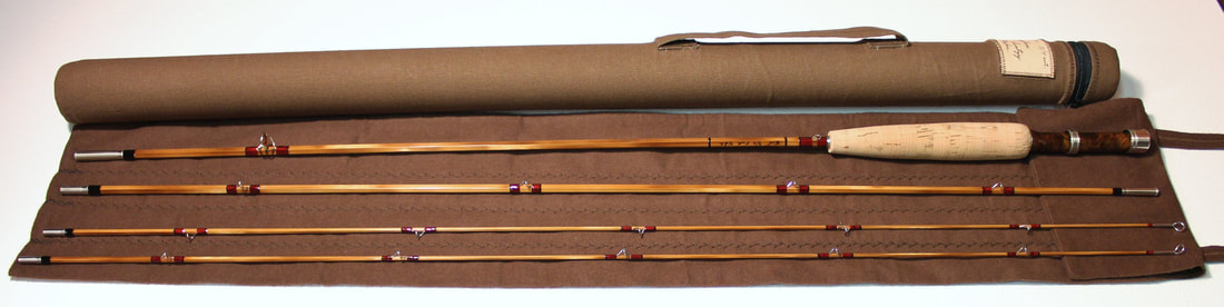 Vintage bamboo, cane fly fishing poles, tips & blanks - sporting