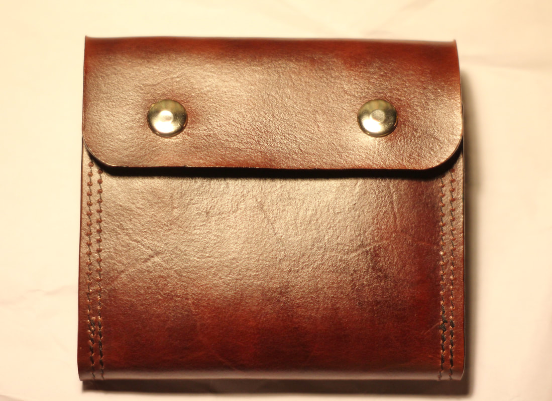 Leather leader wallets - Custom Fly Fishing Rods by Chris Lantzy